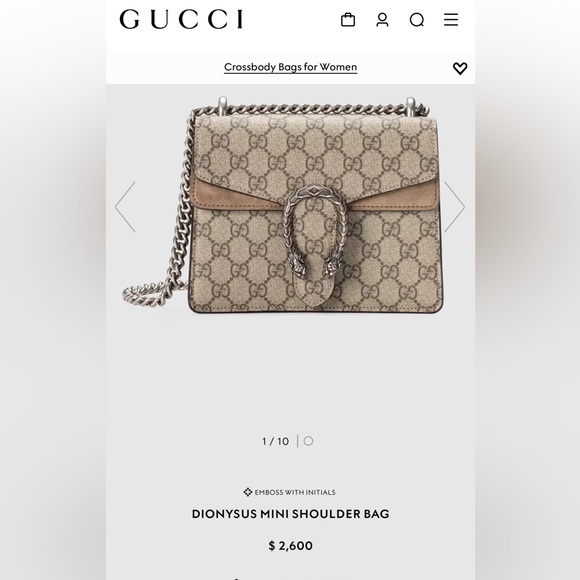 GUCCI Dionysus mini printed coated-canvas and suede shoulder bag - Hibiscus Red - Picture 15 of 17